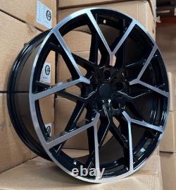 X4 20 Bmw 795m Style Alloy Wheels Black Machine Face G20 G21 G22 G26 G30 G31