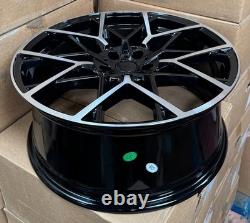 X4 20 Bmw 795m Style Alloy Wheels Black Machine Face G20 G21 G22 G26 G30 G31
