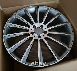 X4 20 Premium Turbine Mercedes Style Alloy Wheels Mercedes C E S Class GMF C