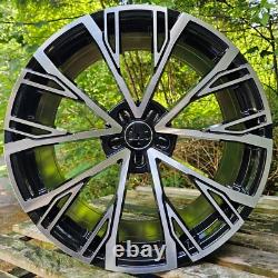 X4 20 S8 192 Style Alloy Wheels 9J Et35 Audi A4 A5 A6 A7 A8 Black MF X4 20 S8 192 Style Alloy Wheels 9J Et35 Audi A4 A5 A6 A7 A8 Black MF