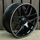 X4 22 Mercedes G63 Black Style Alloy Wheels Ml Gl Gle Gls 10j Et45 5x112