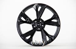 X4 AUDI A4 A5 A6 A7 Q3 Q5 20 Gloss Black RS7 Style Alloy Wheels
