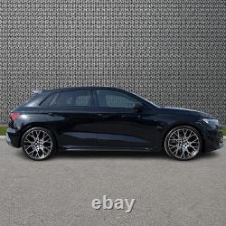 X4 Audi A3 A4 8V 8Y 18 Gun Metal RS3 Style Alloy Wheels 13+ UK SELLER