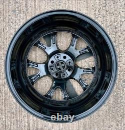 X4 Genuine Mini R series style 98 Web Spoke 2 piece ALLOY WHEELS IN GLOSS BLACK