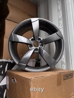 X4 SET OF 4 19 5X112 TTRS Style Alloy wheels VW Audi Mercedes