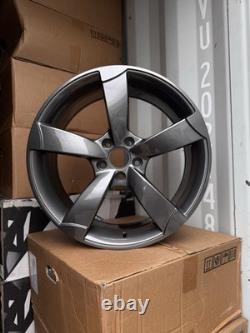 X4 SET OF 4 19 5X112 TTRS Style Alloy wheels VW Audi Mercedes