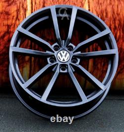 X4 VW Golf MK7 MK. 5 MK8 18 Gun Metal Pretoria Style Alloy Wheels 13-23