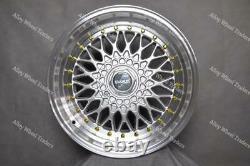 15 Argent Rs Roues En Alliage Convient Volkswagen Caddy Derby Polo Lupo Golf 4x100 Gs