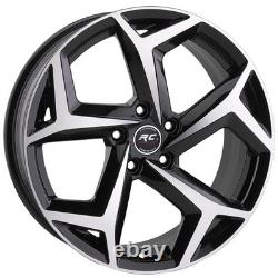 17 Jantes Alliage Style Bonneville Noires VW Polo Adaptées pour Volkswagen Polo