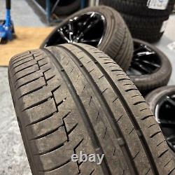 17 Jantes en alliage style Pretoria pour VW Golf noires brillantes et pneus 225/45/17 GTI GTD