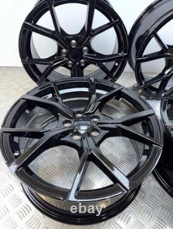 17 ensembles de 4 jantes en alliage VW Golf R style Estoril en noir brillant MK5 MK6 MK7 MK8