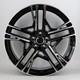 18 822 Jantes En Alliage Noires Avec 4 Pneus Compatibles Avec Audi A1 A3 Tt / Vw Golf Polo