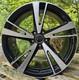 18 Audi S3 620 Jantes En Alliage Style Noir Poli A3 A4 Golf Leon