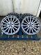 18 Ford Rs Style Alloy Wheels Only Gunmetal Grey Pour S’adapter À Ford Focus 2004-présent