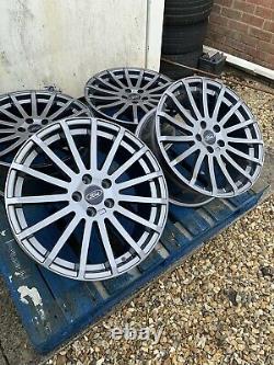 18 Ford Rs Style Alloy Wheels Only Gunmetal Grey Pour S’adapter À Ford Focus 2004-présent