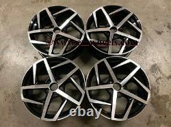 18 Golf Dallas Style Alloy Wheels Gloss Black Machined Volkswagen Mk5 Mk6 Mk7