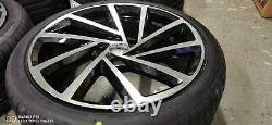 18 Golf Spielberg Style B/m Alloy Wheels+tyres Fits Vw Caddy 2k (x4)