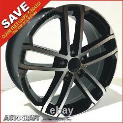 18 Gtd Nogaro Style Alloy Whoels Tyres Vw Golf / Caddy / Transporteur T4