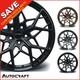 18 Jantes En Alliage Velocity Vc4 Style X4 Pneus S'adapte Au Vw Golf / Caddy