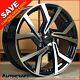 18 Jantes En Aluminium Style Clubsport X4 Pneus S'adapte à Vw Golf / Caddy