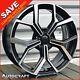 18 Jantes En Aluminium Style Faro Bp Avec 4 Pneus S'adaptent Au Vw Golf / Caddy
