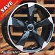 18 Jantes En Aluminium Style Rotor Bp Avec 4 Pneus S'ajustent Aux Audi A3 A4 A6 Tt Pcd 5x112