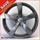 18 Jantes En Aluminium Style Rotor Fg Avec 4 Pneus S'adaptent Aux Audi A3 A4 A6 Tt Pcd 5x112