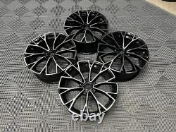 18 Jantes Alliage VW Golf R Style Warmenau Noires Usinées Golf MK5 MK6 MK7 MK8