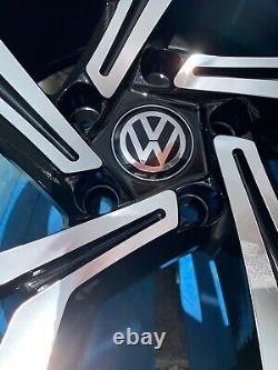 18 Jantes En Alliage De Style Clubsport Uniquement Noir/pol Pour Volkswagen Golf Mk5 6 7 8