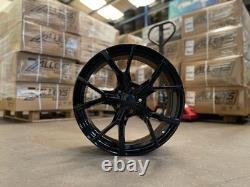 18 Jantes en alliage Style RS3 S3 noires brillantes pour Audi A3 S3 A4 B5 B6 B7