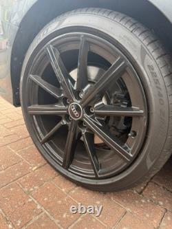 18 NOUVELLES JANTES EN ALLIAGE NOIR STYLE S3 18 X4 À VENDRE S'AJUSTENT À AUDI A3 A4 A6 TT