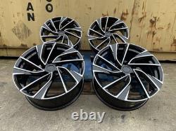 18 ROUES EN ALUMINIUM STYLE ADELAIDE BP X4 EN RÉDUCTION S'ADAPTE À VW GOLF / CADDY