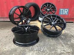 18 Vauxhall Astra H J Vxr Style Alliage Roues Et Tyres 5x115 5x110 Neuf