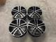 18 Jantes Alliage Style Nogaro Pour Vw Golf Gtd, Noir Brillant Usin&eacute;, Mk5 Mk6 Mk7 Mk7.5
