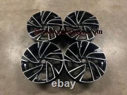 18 jantes en alliage Adelaide Style VW Golf noir brillant usiné MK5 6 7 Audi A3