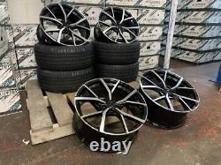 18 jantes en alliage VW Golf GTD Santiago Style et pneus 225/40/18 Golf Caddy + Plus