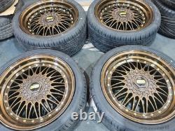 18 jantes en alliage style BBS avec pneus neufs