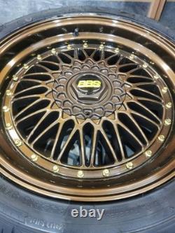 18 jantes en alliage style BBS avec pneus neufs