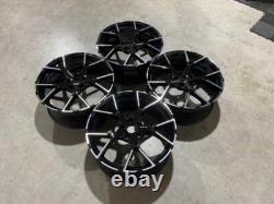 18 x4 Nouvelles Jantes Alliage Style RS3 2023 Noir Brillant Audi A3 S3 RS3