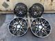 19 763m 666m Jantes Alliage Style Cs Noires, Montage Pol, Adapt&eacute;es Bmw 5x120 Aftermarket