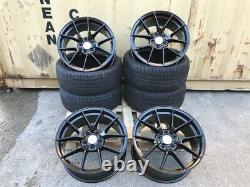 19 763m M4 Cs Style Alloy Wheels & Tyres Bmw F30 F30 F32 E90 F10 3 4 5 Series