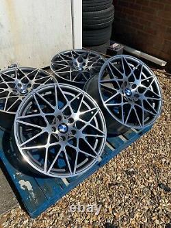 19 Bmw 666m Competition Style Alloy Wheels Only G+p Pour S’adapter Bmw Série 5 F10 F11