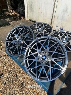 19 Bmw 666m Competition Style Alloy Wheels Seulement Pour S’adapter Bmw Série 4 F32 F33 F36