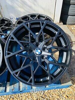 19 Bmw 795m Style Satin Black Alliage Roues Seulement Pour S'adapter Bmw 4 Series F32 F33 F36