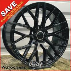 19 JANTES EN ALLIAGE STYLE R8 GB X4 PNEUS S'adaptent AUDI A3 A4 A6 TT PCD 5X112
