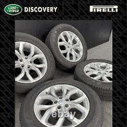 19 JANTES EN ALLOI STYLE LAND ROVER 5021 255/60R19 PNEUS PIRELLI PARTIELLEMENT USÉS 4mm