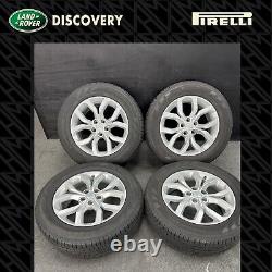 19 JANTES EN ALLOI STYLE LAND ROVER 5021 255/60R19 PNEUS PIRELLI PARTIELLEMENT USÉS 4mm