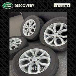 19 JANTES EN ALLOI STYLE LAND ROVER 5021 255/60R19 PNEUS PIRELLI PARTIELLEMENT USÉS 4mm