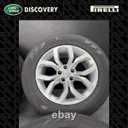 19 JANTES EN ALLOI STYLE LAND ROVER 5021 255/60R19 PNEUS PIRELLI PARTIELLEMENT USÉS 4mm
