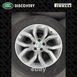 19 JANTES EN ALLOI STYLE LAND ROVER 5021 255/60R19 PNEUS PIRELLI PARTIELLEMENT USÉS 4mm